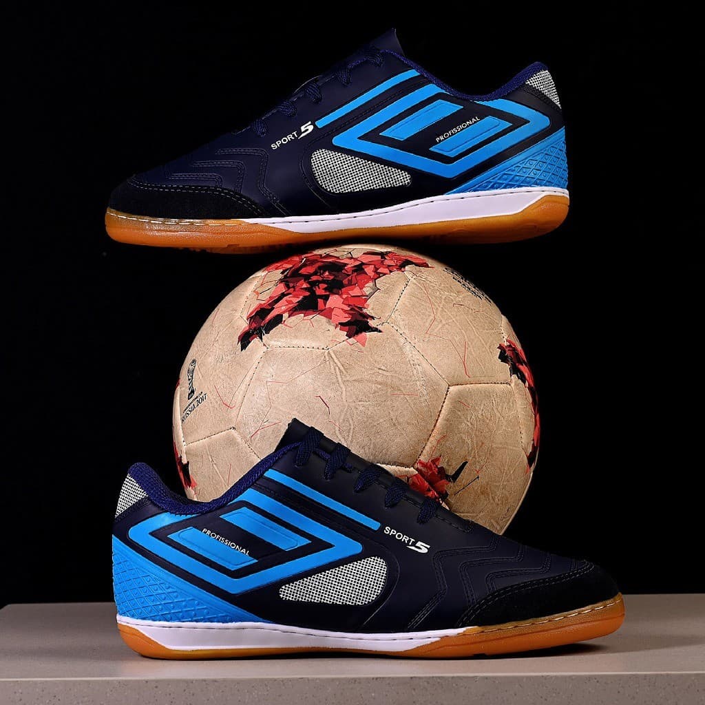 Chuteira futsal bico de couro PROFISSIONAL futsal Salão quadra femenina masculina colada e costurada envio ful