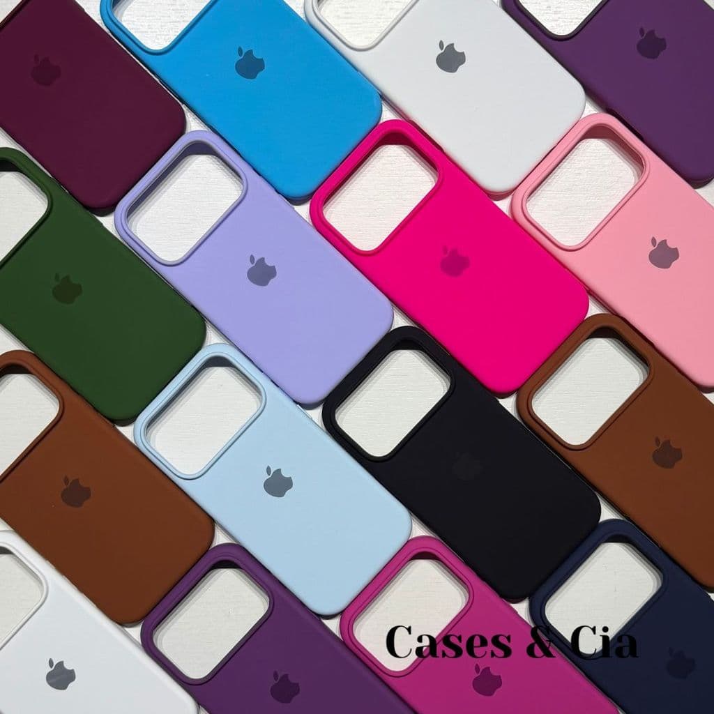 Capa Capinha Para iPhone 17 Pro Max Silicone Aveludada Protetora