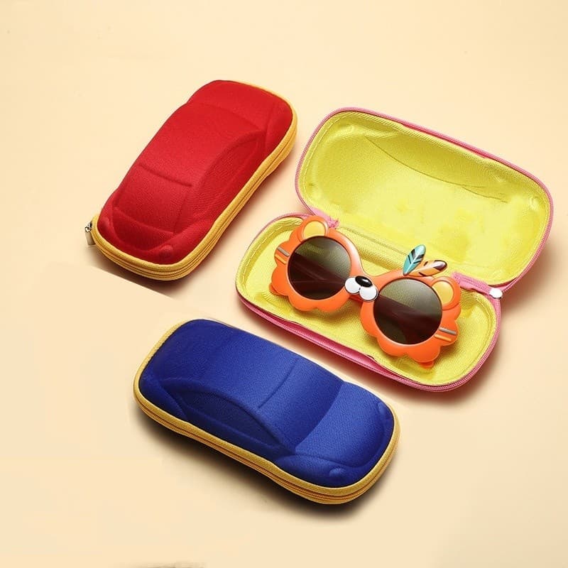 Estojo De Óculos Para Crianças , Caixa De Armazenamento Em Forma De Carro , Resistente A Quedas