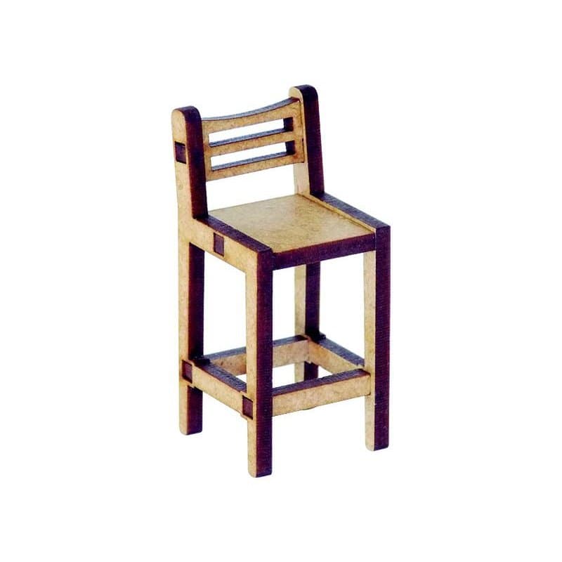 Miniatura Banqueta Alta em MDF Woodplan M1079