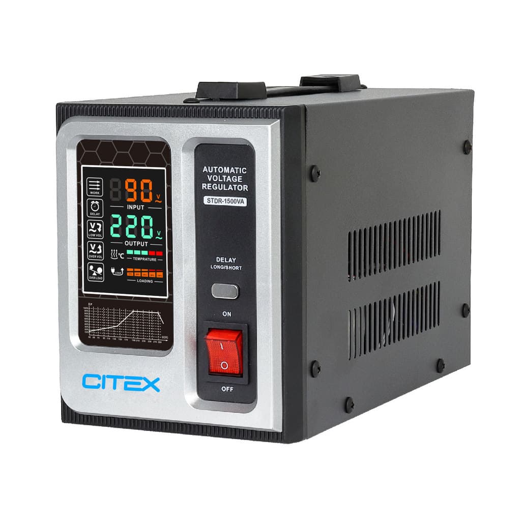 STDR-1500VA ESTABILIZADOR DE ENERGIA 100-260V PARA 110 220V (569)