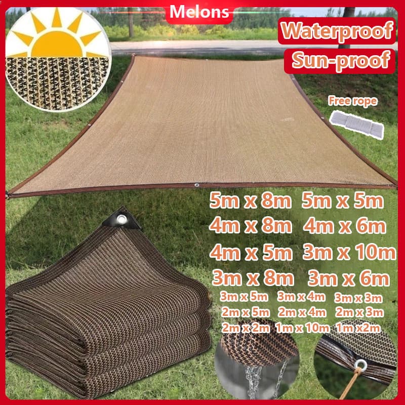 Anti UV 95 % Pára-Sol Net Marrom Jardim Ao Ar Livre Fazenda Estufa Protetor Solar Sombra Pano