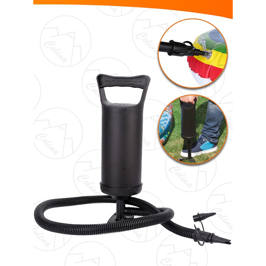 Bomba De Ar Manual Inflador Portátil Para Colchão Piscina Bóias