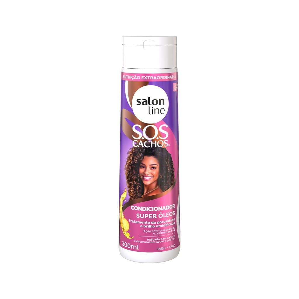 Condicionador SOS Cachos Super Óleos Salon Line 300ml