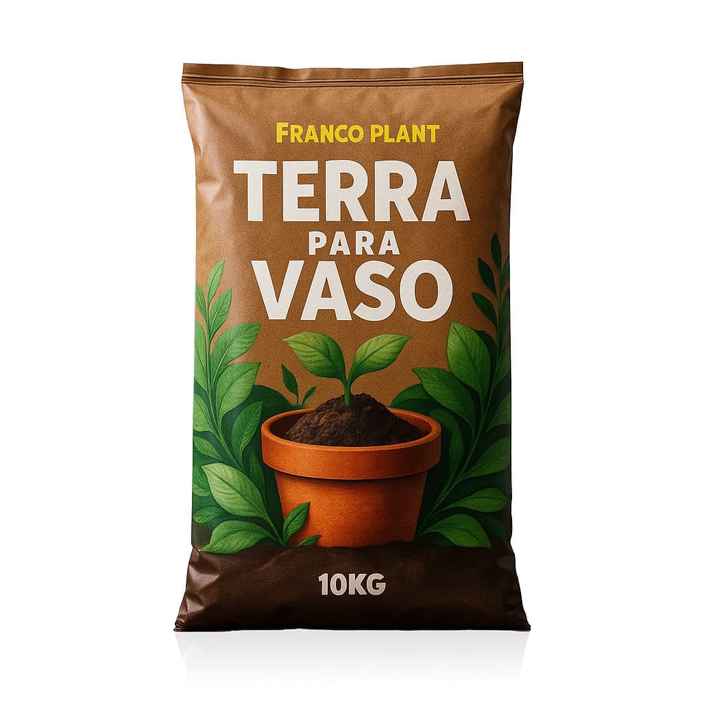 Até 20kg Terra vegetal Adubada Franco Garden Saco 10kg, 5kg e 2kg rica de nutrientes para cultivo