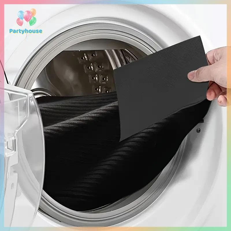 UTZN > 5-30 Peças Folhas Iluminadoras De Roupas Para Lavanderia Intensificadoras De Cor Preta Tecidos Escuros E Pretos P