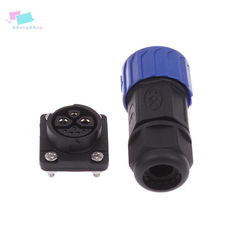 Abongbanghn 1 Peça 50A Energia Lítio Elétrica Macho Fêmea Porta De Carregamento M23 2 + 1 + 5 Conector De Bateria Tomada