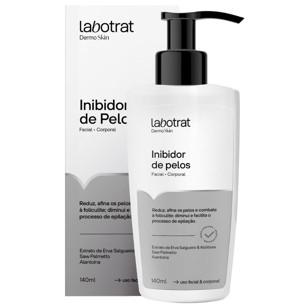 Inibidor De Pelos Facial E Corporal Dermoskin Labotrat Antifoliculite Profissional 140ml