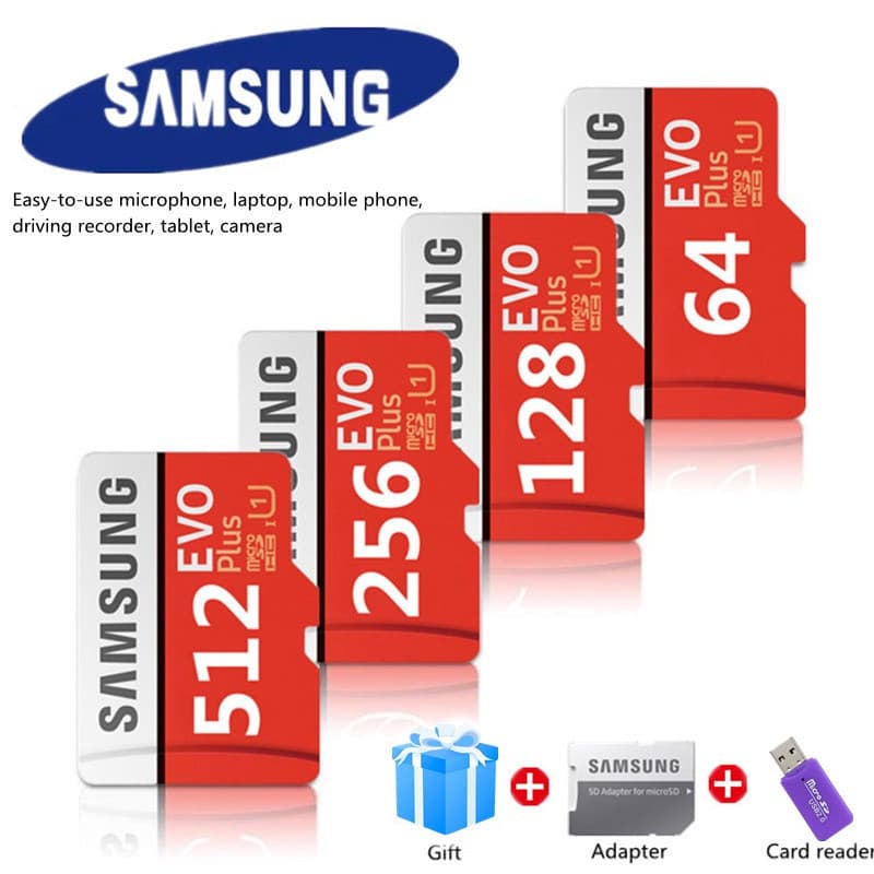 Cartão De Memória TF Samsung De Alta Velocidade 1 Tb 512 Gb 256 128 64 , Adequado Para Telefones Celulares , tablets , C