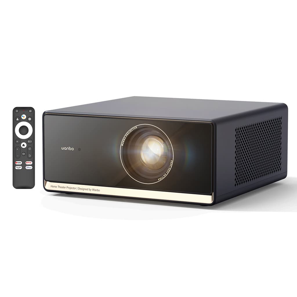 [NEW] Wanbo X5 Pro Projetor 1100ANSI Suporte 4k 1080P Full HD  Netflix Google TV HiFi 2+16G DSP ASA3.0