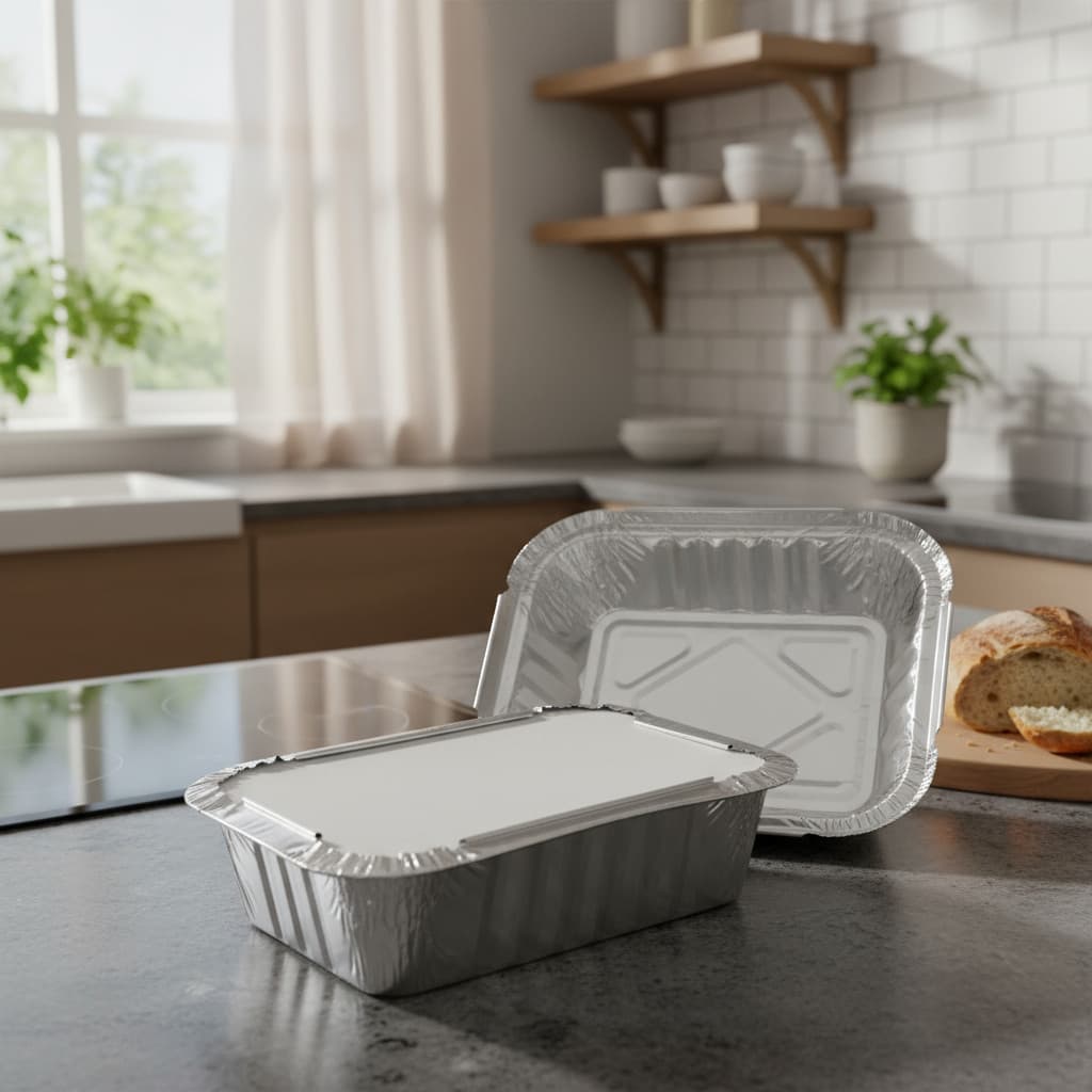 Bandeja De Alumínio Marmitinha 250ml Com Tampa Cartão 100 unidades