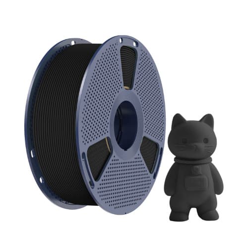Filamento Impressão 3D Sunlu Pla Matte Fosco Preto 1kg