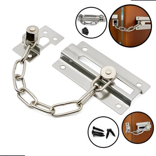 Fecho Trinco Pega Ladrão Corrente Segurança Porta Para Casa Bestfer