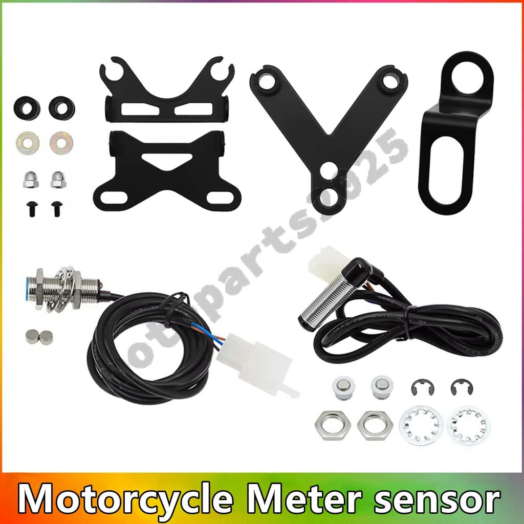 Medidor De Motocicleta Sensor Linha Suporte Universal Moto Odômetro Velocímetro Instrumento Cabo Motor Acessórios Kit