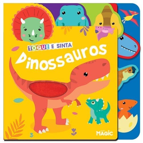 Livro Toque e Sinta - Dinossauros - Magic Kids