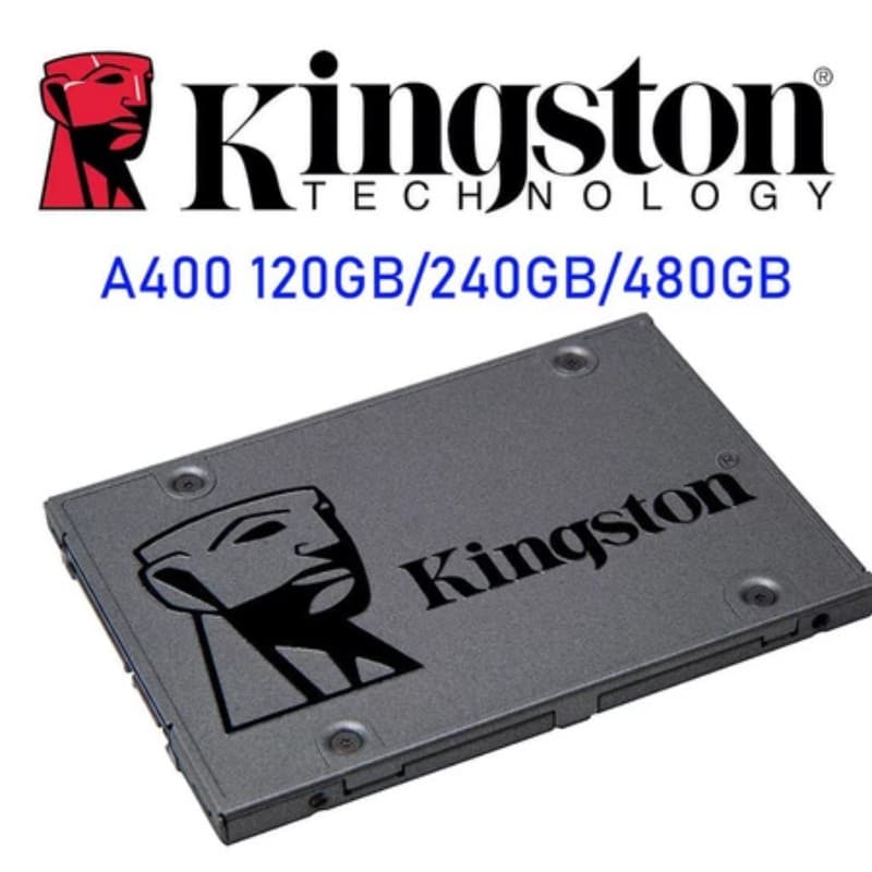 ⚡️SSD Kingston A400 ⚡️120GB-240GB-480GB-960GB⚡️ 500mb/s para Leitura e 350mb/s para Gravação - Sa400s37