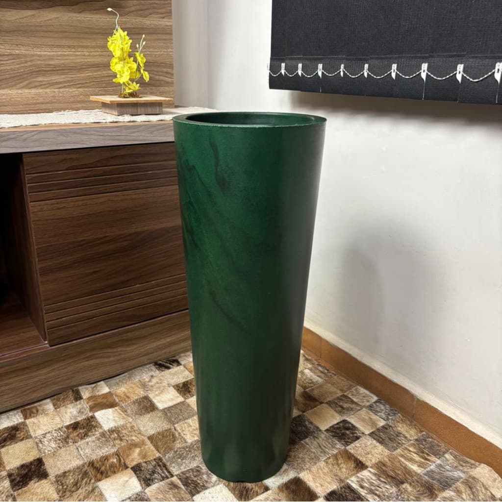 Vaso de Planta cone Ibiza moderno decorativo para casa, jardim