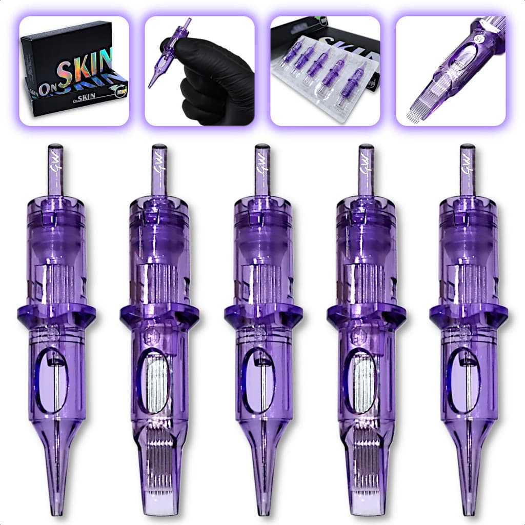 Agulhas Para Tatuagens Cartucho Tattoo Kit 5u RL RS RM MG CM Traço Risca Liner Magnum Pintura Bucha
