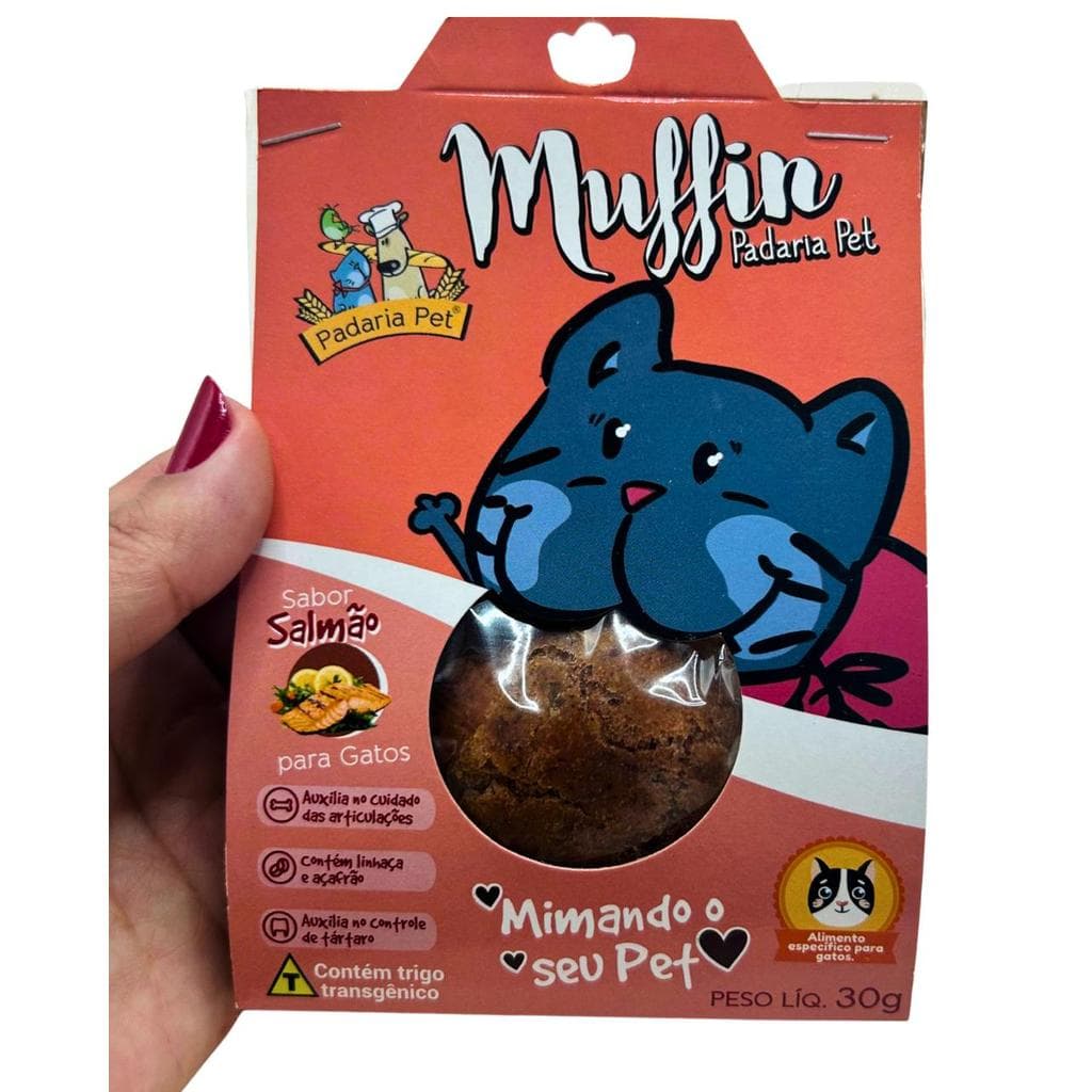 Muffin Para Gatos Sabor Salmão 30 g