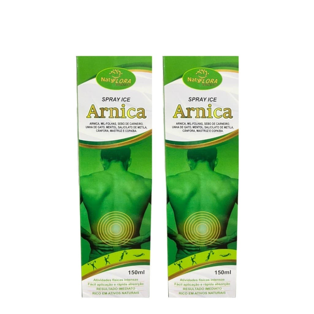 Spray Massageador de Arnica 150ml 2 Unidades