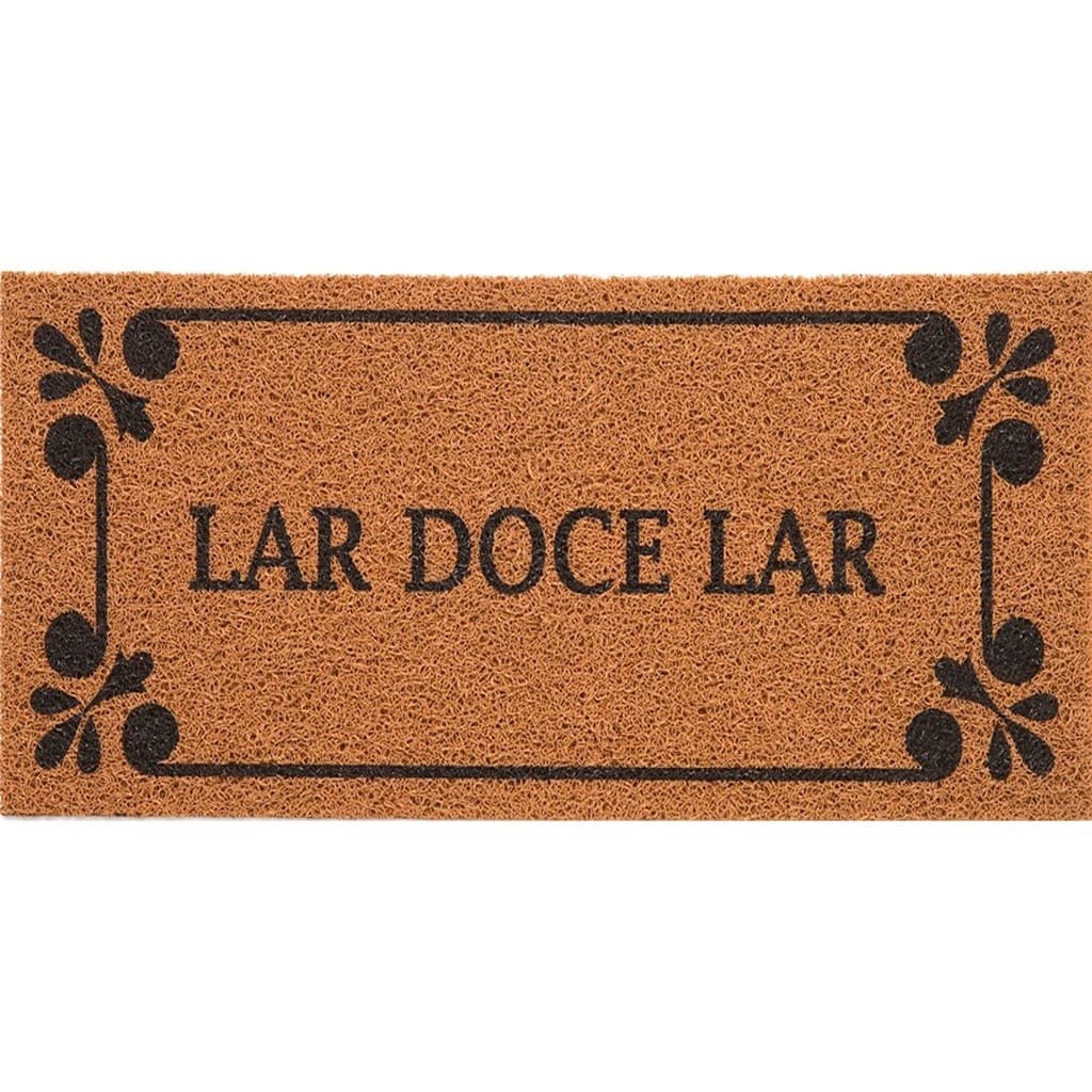 Tapete Porta Entrada Casa Capacho Vinil Lar Doce Lar v2.0 30x70cm
