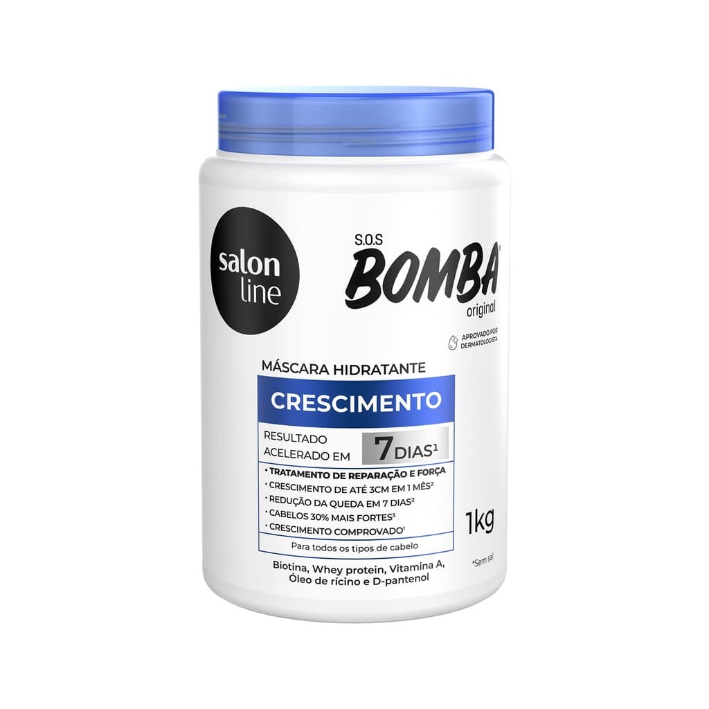 Máscara de Hidratação SOS Bomba Original Salon Line 1kg
