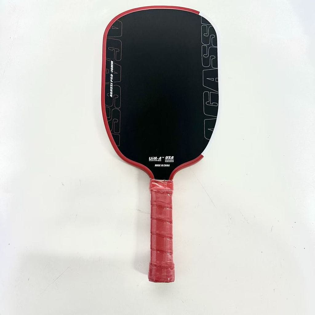 Pá De Pickleball AGASI PRO-T700 Fibra De Carbono USAPA Aprovado | Rosto De Energia Crua Termoformada De 16 Mm Spin E Con