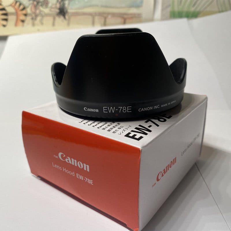 Adequado Para Canon EF15-85mm É Lente Pára-Sol 7d Conjunto Acessórios EW-78E Flocagem Interna Fivela Reversível