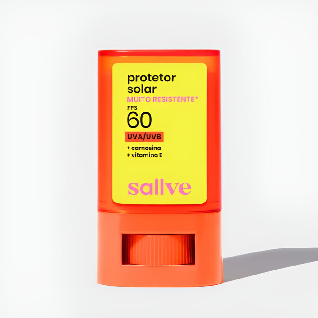 Protetor Solar Bastão FPS 60 Sallve 15g