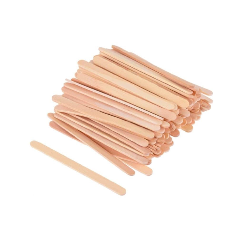 Palito de Picolé Para Artesanato Sorvete e Decoração Ponta Redonda