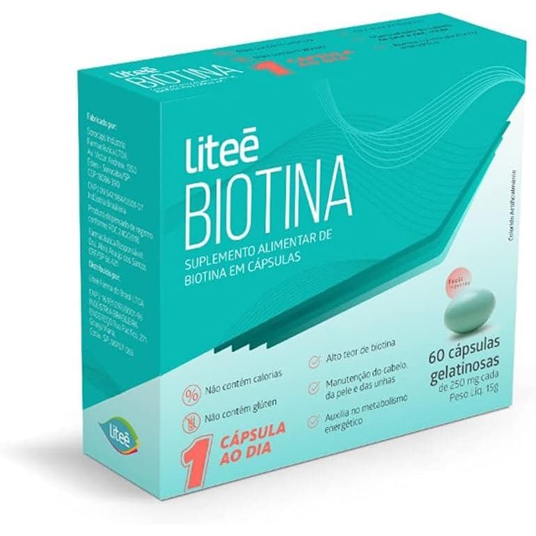 Biotina Litee 60 cápsulas