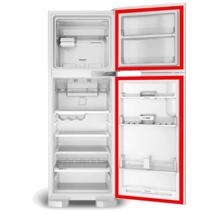 Jogo borrachas para geladeira DAKO330 - 110x57 + 57x30 ILPEA