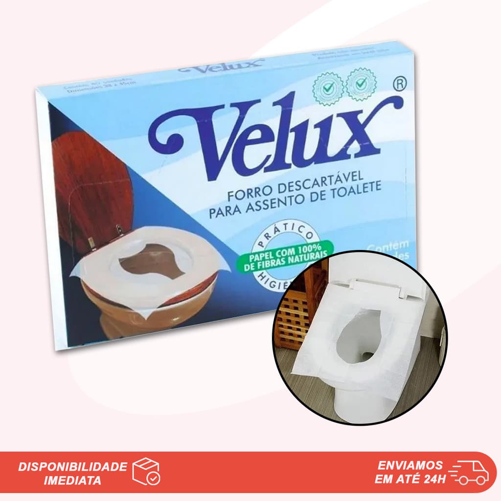 40 Folhas Forro Papel Protetor Descartável Para Assento Vaso Sanitário Banheiro Ideal Para Proteção Feminina