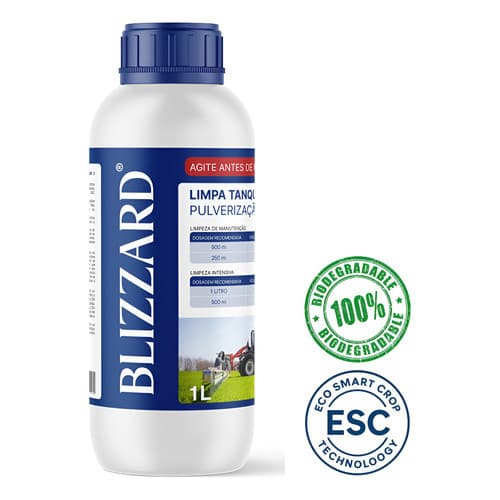 Limpa Tanque Bicos Mangueiras e Filtros de Pulverização Após Aplicação de Herbicidas em 40minutos Biodegradável 1L