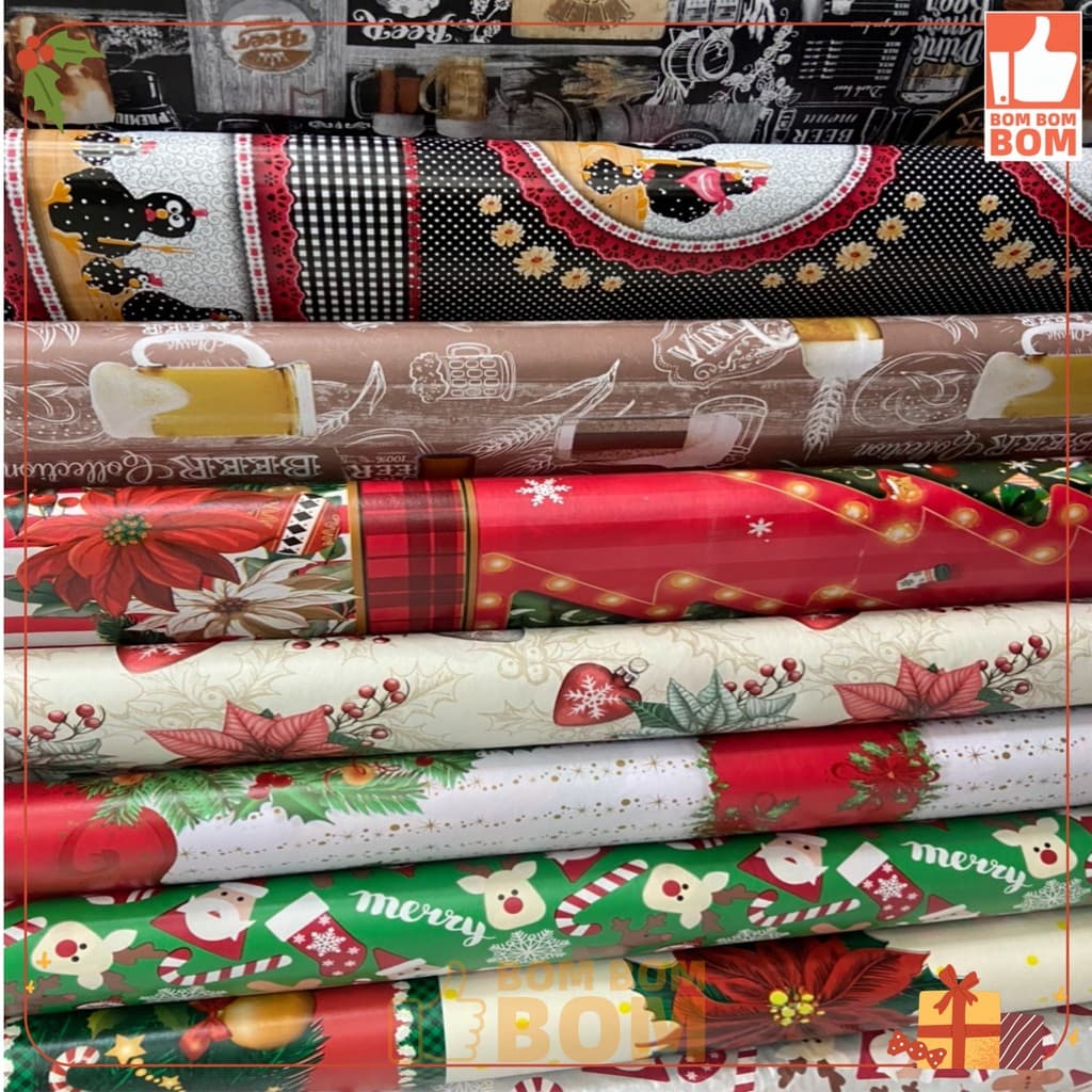 Toalha de Mesa Térmica Impermeável para 6 Pessoas 1,40m x 1,00m 1,50m 2,00m- Prática e Funcional