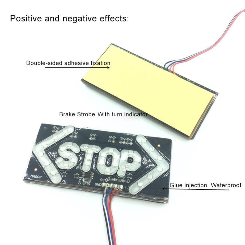 TKEY 1Pc 12V Luz De Advertência LED Da Motocicleta Flash Parar Motor Indicador Lâmpada Freio Sinal Volta Condução Lanter