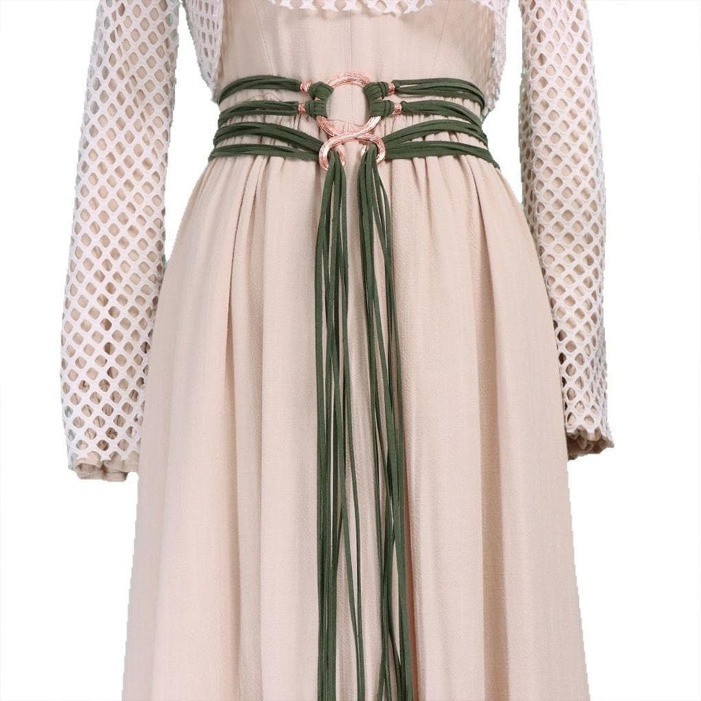 Cinto Punk Com Corrente De Cintura , Fivela Irregular De Metal Para Vestido Feminino Vintage , Mulheres Medievais