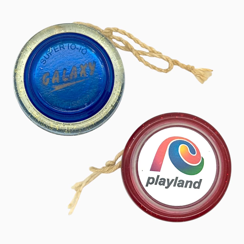Lote 2 Yo-Yos Playland Jaime Prado e Galaxy Paralelo Vintage