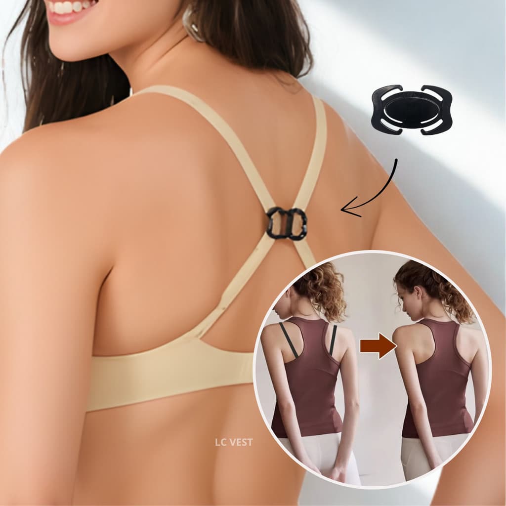 Kit Clips Femininos para Sutiã – Acessório Prático para Esconder Alças e Garantir Sustentação