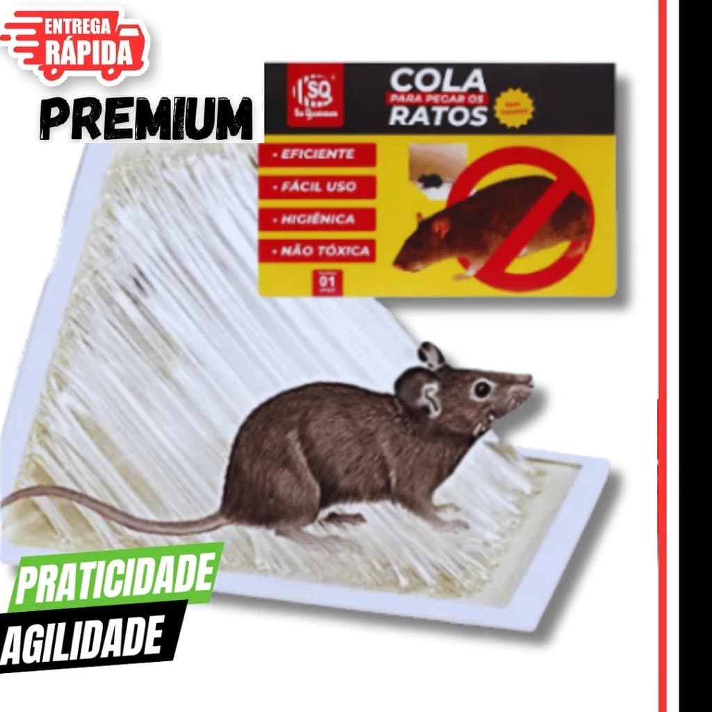 KIT 10 Unidades  - Cola para pegar Rat Rápido  Pratico Linha Premium Qualidade Garantida Praticidade