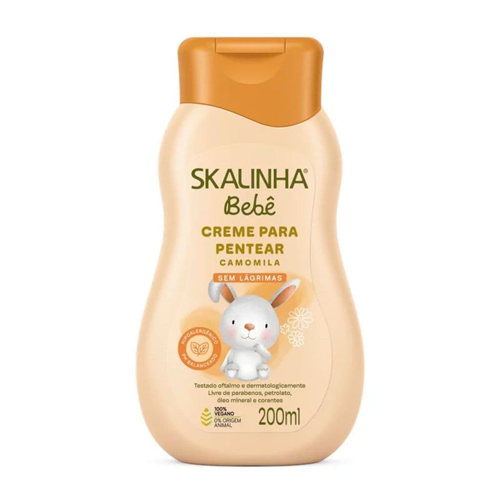 Creme Para Pentear Skalinha Bebê 200ml Camomila