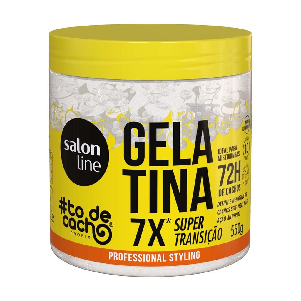 Gelatina #todecacho Super Transição Capilar Salon Line 550g