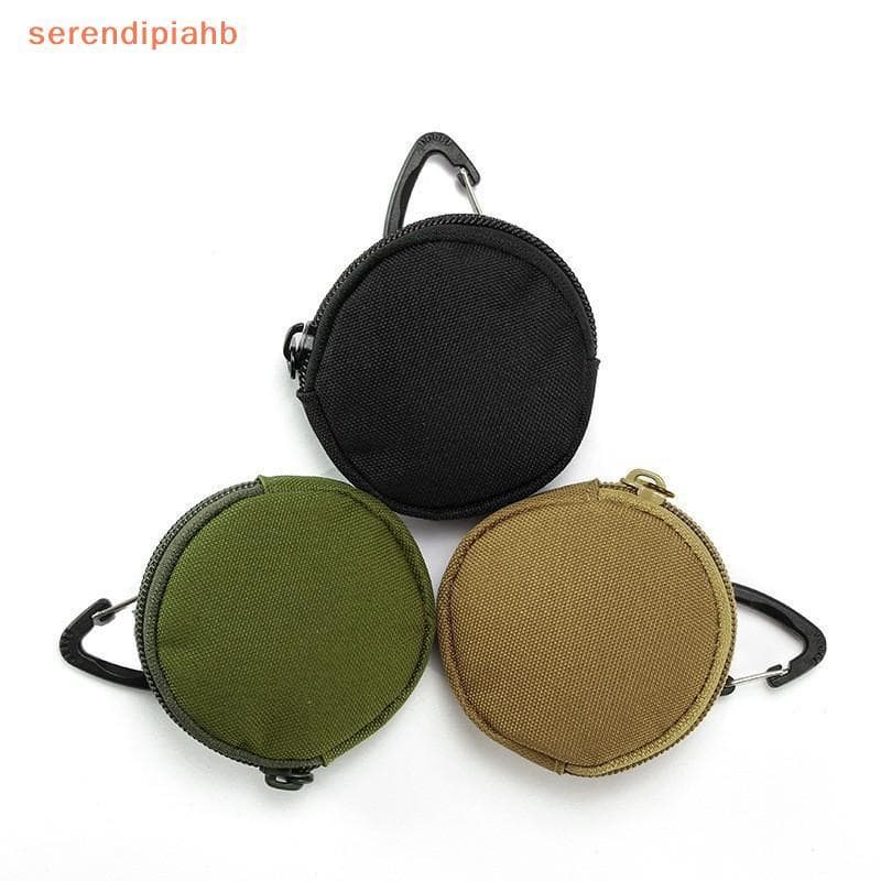 [serendipiahb] Estojo Para Fone De Ouvido Esportivo E Externo Bolsa Chave Redonda Moedas Armazenamento Simples Moderno
