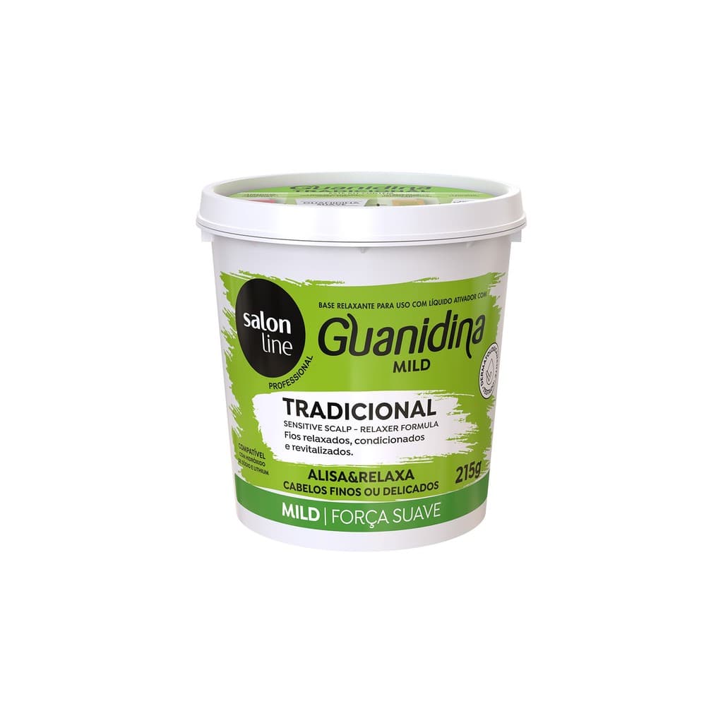 Guanidina Tradicional Mild Alisa e Relaxa Salon Line 215gr