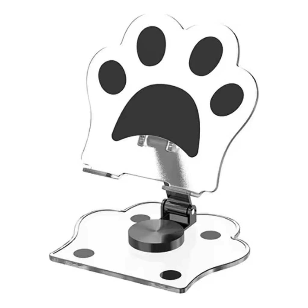 Suporte De Telefone Pata Gatinho Tablet Acrílico 360° Aikino
