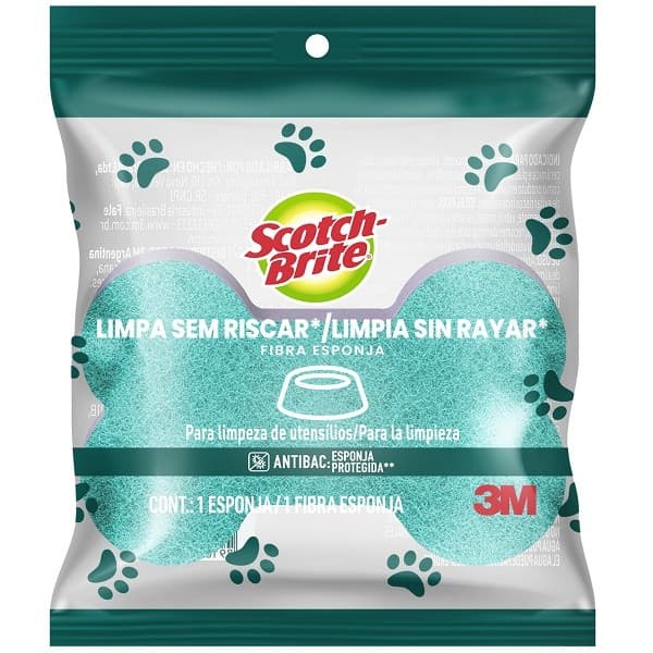 Esponja Nao Risca PETS SCOTCH Brite Ossinho