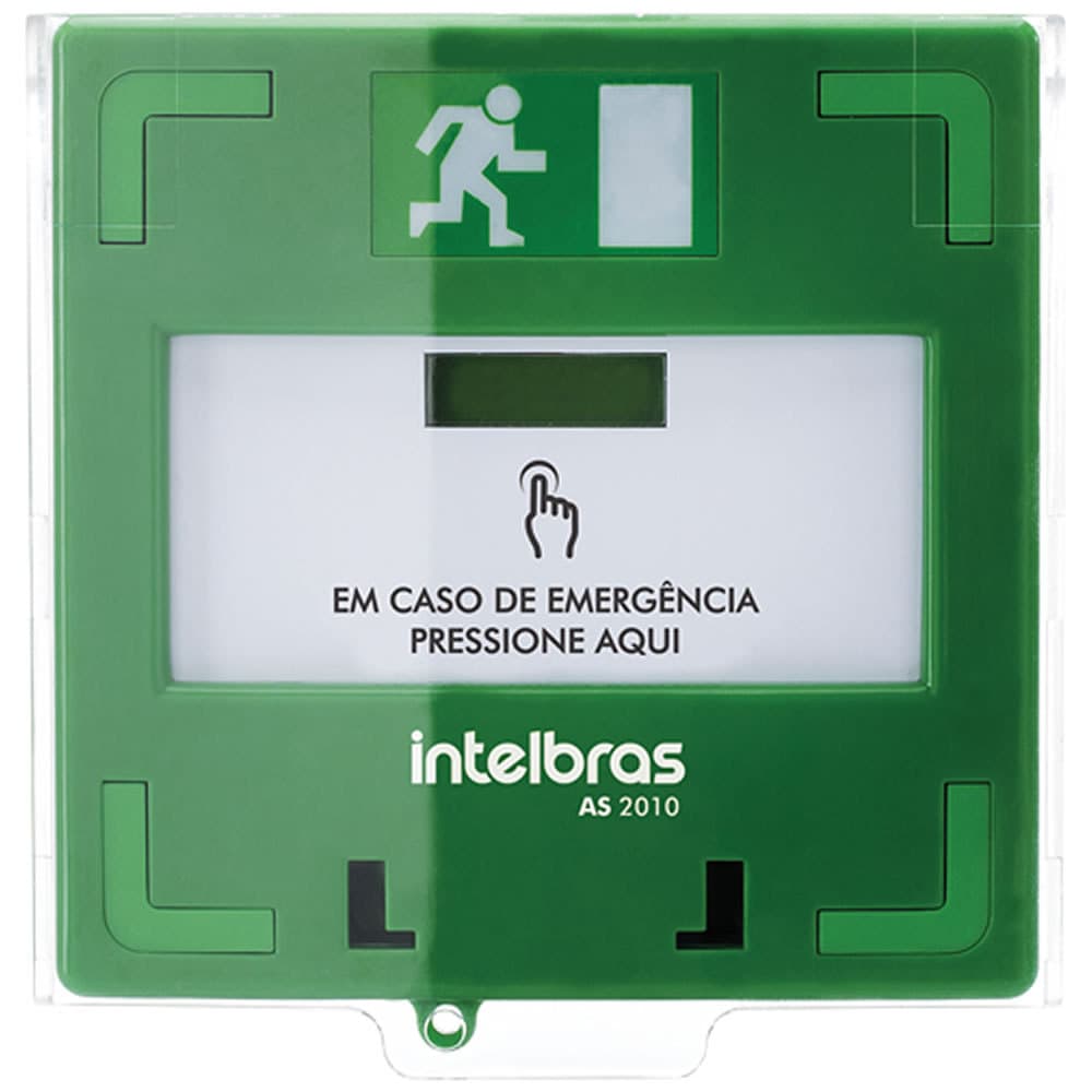 Caixa Acionador de Emergência Rearmável AS 2010 Intelbras