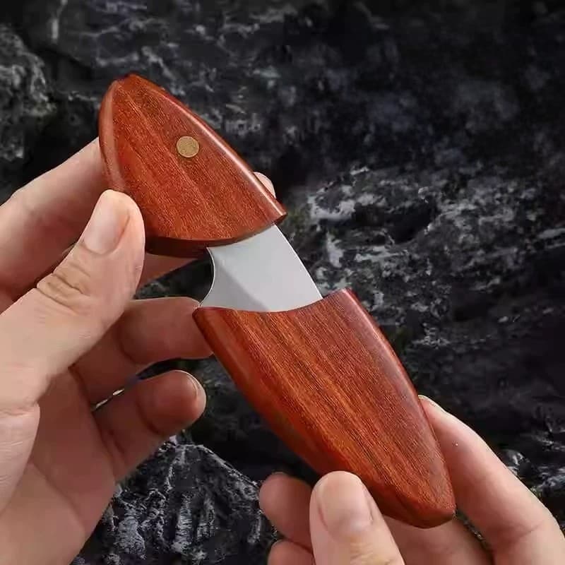 Kit 3un Faca De Frutas Aço Inox Com Bainha Mini Faca Para Piquenique caça pesca camping churrasco