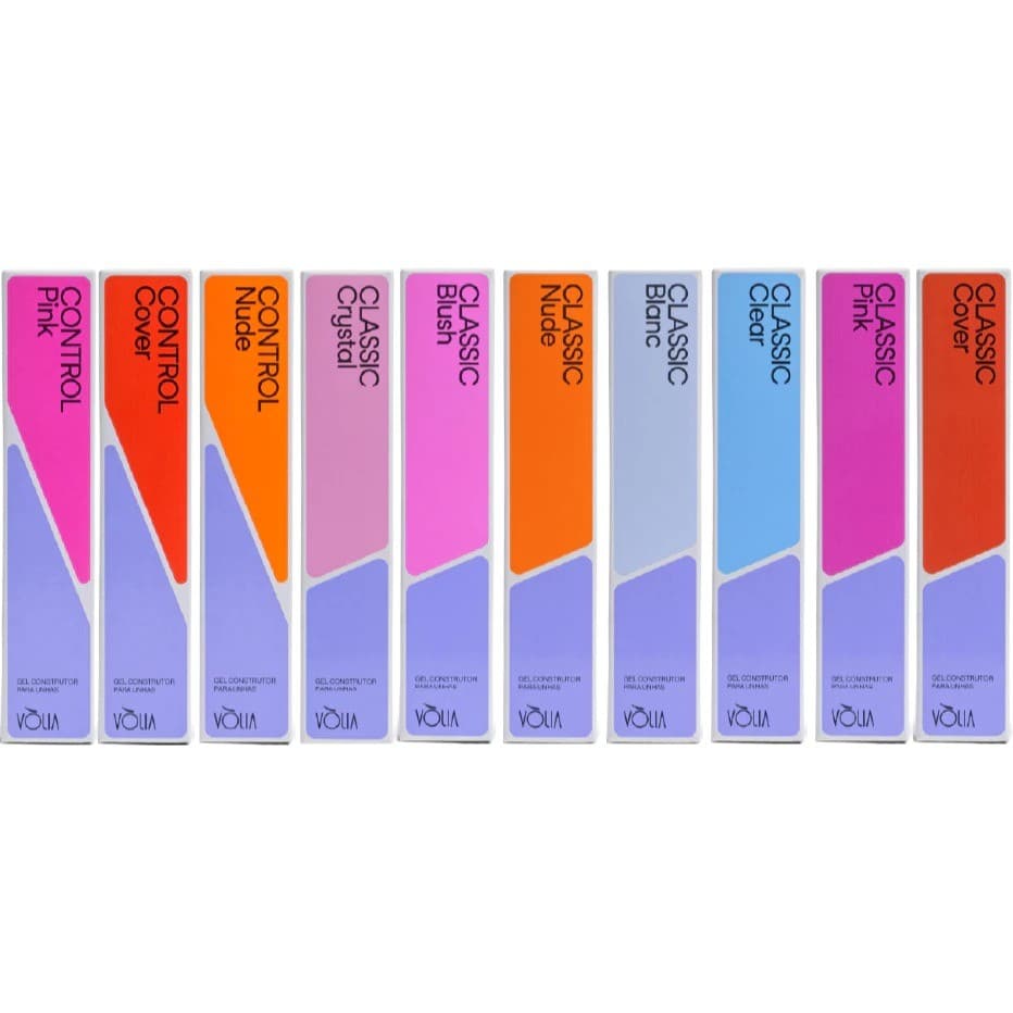 Refil Sachê em Bisnaga Gel Alongamento de Unha Volia