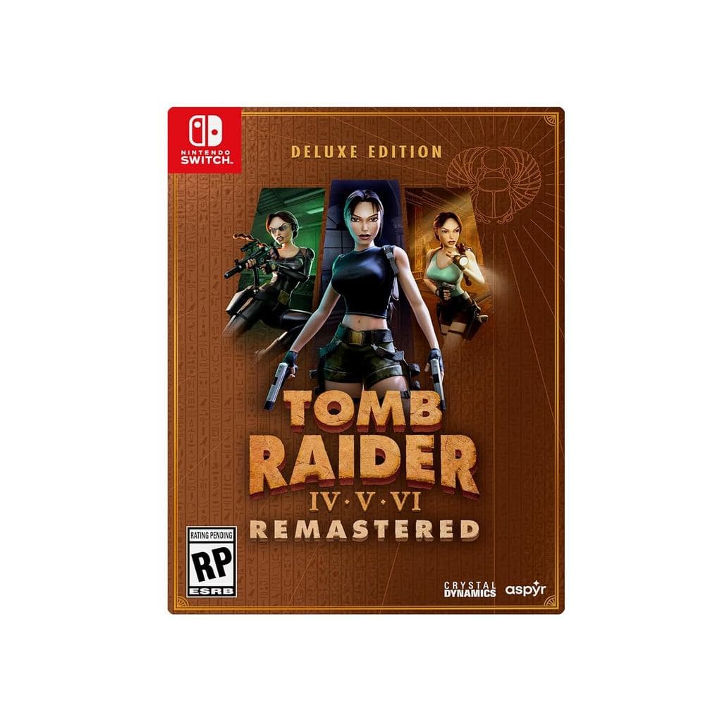 Tomb Raider IV-VI Remastered Starring Lara Croft Deluxe Edition Switch Midia Fisica